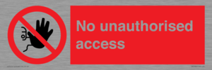 No unauthorised access